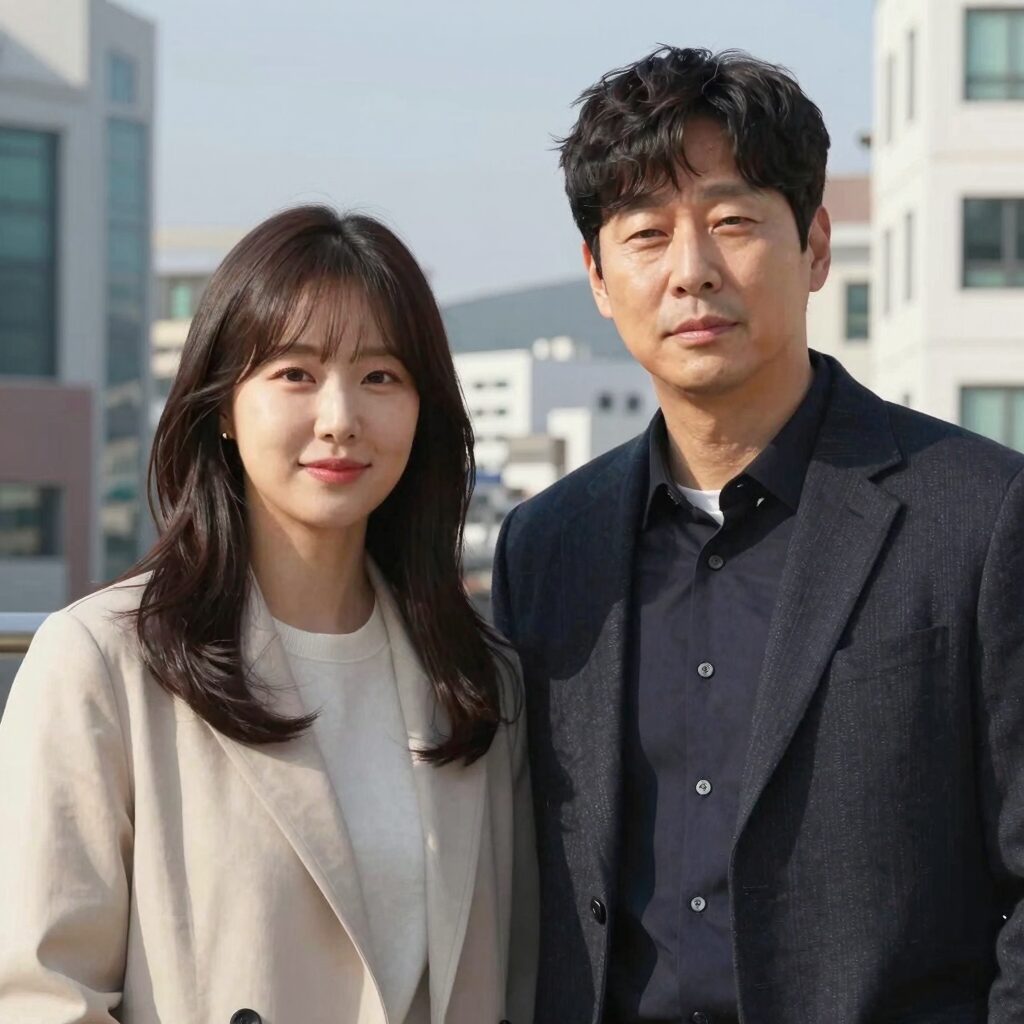 박근형 배우와 아내의 다정한 모습을 담은 사진