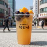 투썸플레이스 흑임자 팥빙수와 애플망고빙수