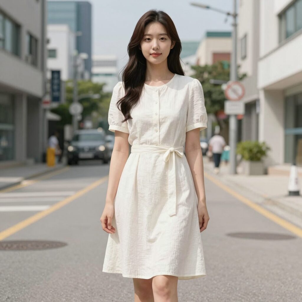 여름 인견 원피스 시원한 소재 스타일링