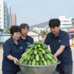 백종원 수박화채 완성 그릇