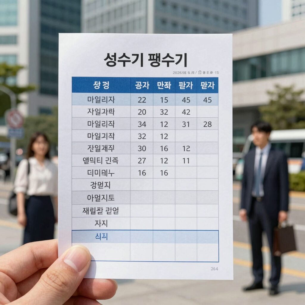 대한항공 마일리지 공제표 성수기 평수기 비교 이미지