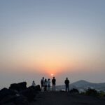 8월 제주도 성산일출봉에서 바라본 일출 풍경