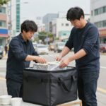 캐리비안 베이 음식물 반입 허용 품목과 보냉백 준비 사진