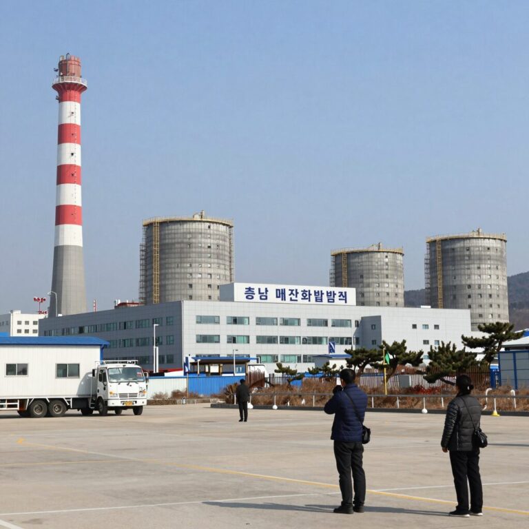 충남 태안화력발전소 전경 국가 에너지 전환 피해 지역