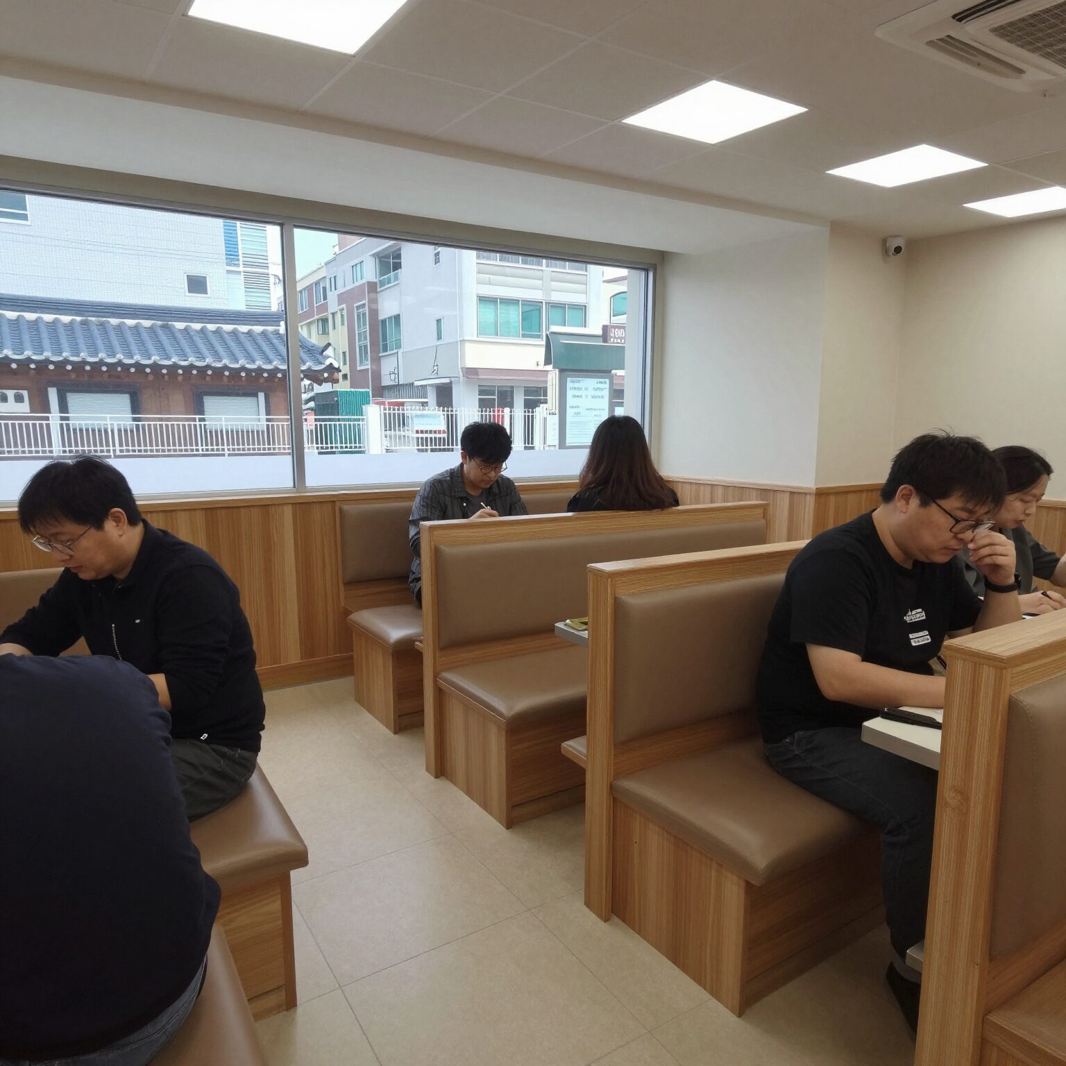 부원삼계탕 내부 좌석 모습