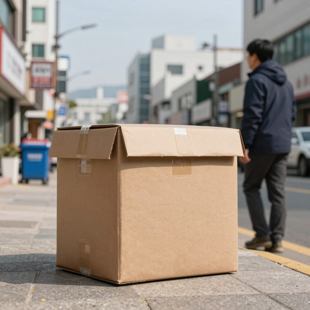 설빙 배달 포장 상태