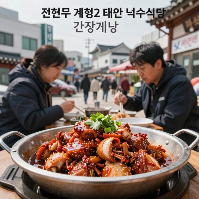 전현무 계획2 태안 덕수식당 간장게장 백반