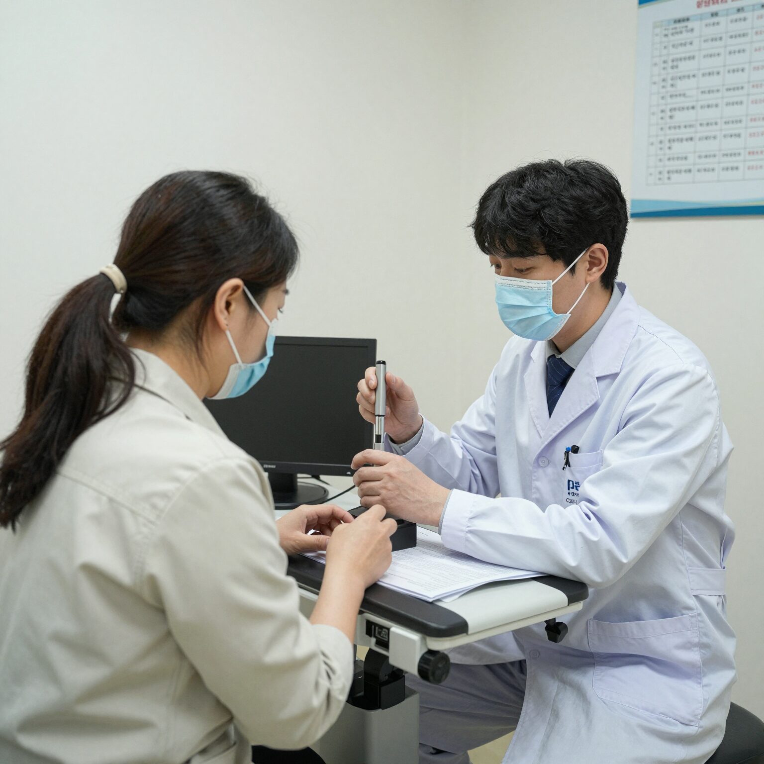 어지럼증 검사와 진단 모습
