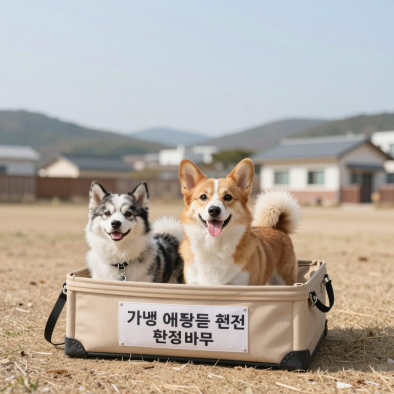 가평 애견동반 펜션 담담채의 강아지 환영 바구니