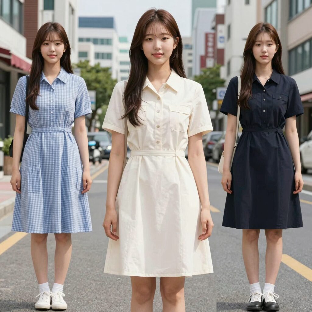 2026년 여름 자수 원피스 스타일링 예시