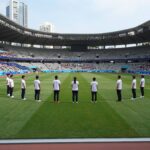 잉글랜드 프랑스 10골 난타전 경기 장면 마이애미 스타디움