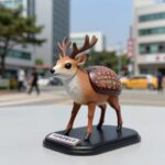반다이 생물대도감 1탄 기라파톱사슴벌레 피규어 비행 모드와 스탠드 전시