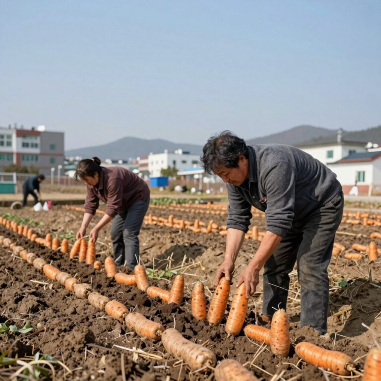 고구마 줄기 마디의 잔뿌리를 제거하는 순 들어주기 작업