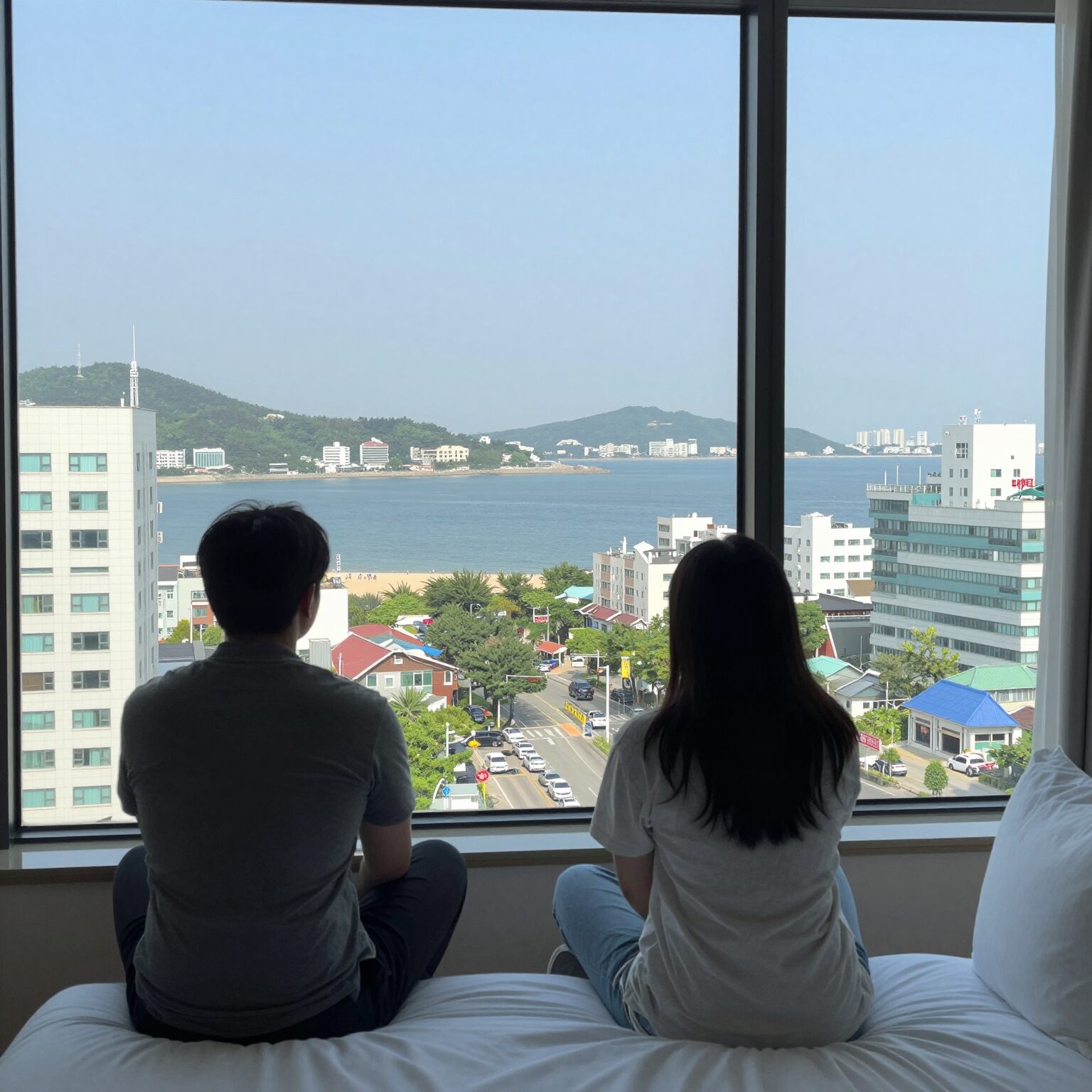 여수 굿타임리조트 오션뷰 객실 전망