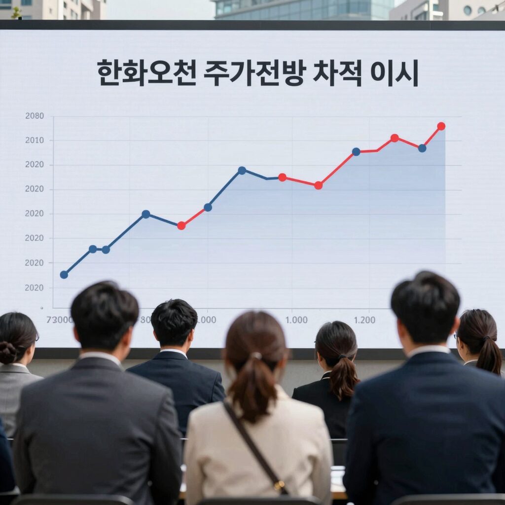 한화오션 주가 전망 관련 차트 이미지