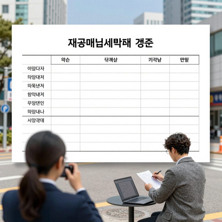재고매입세액공제 계산 표와 설명을 담은 이미지