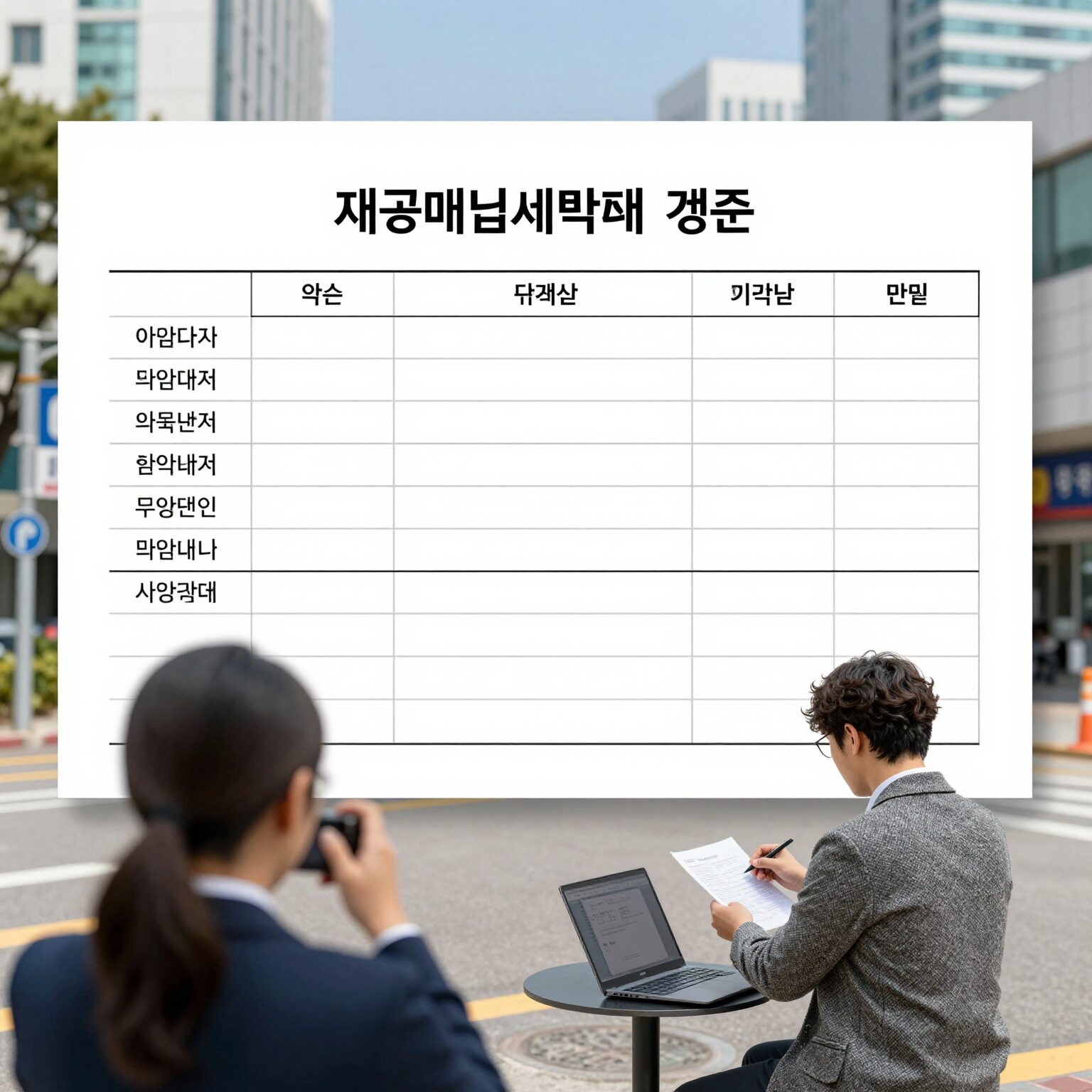 재고매입세액공제 계산 표와 설명을 담은 이미지