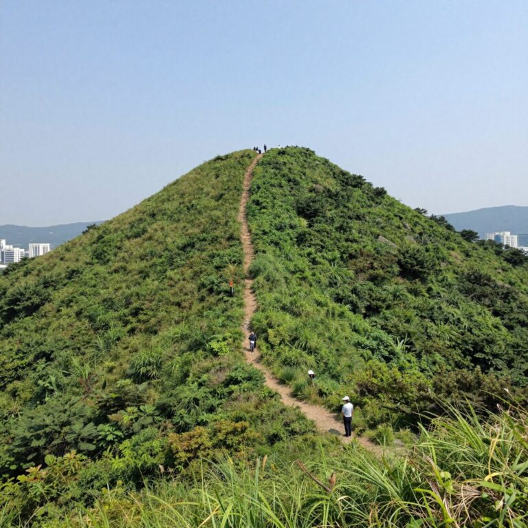 일본 양산과 해누아 암막 양산을 나란히 펼쳐 비교한 사진으로, 해누아 양산의 그늘이 더 넓고 진하다