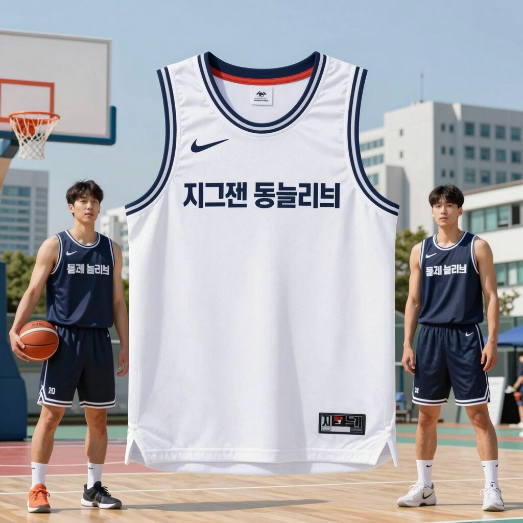 지그젠 롱슬리브 농구 슈팅 져지 긴팔 제품 이미지