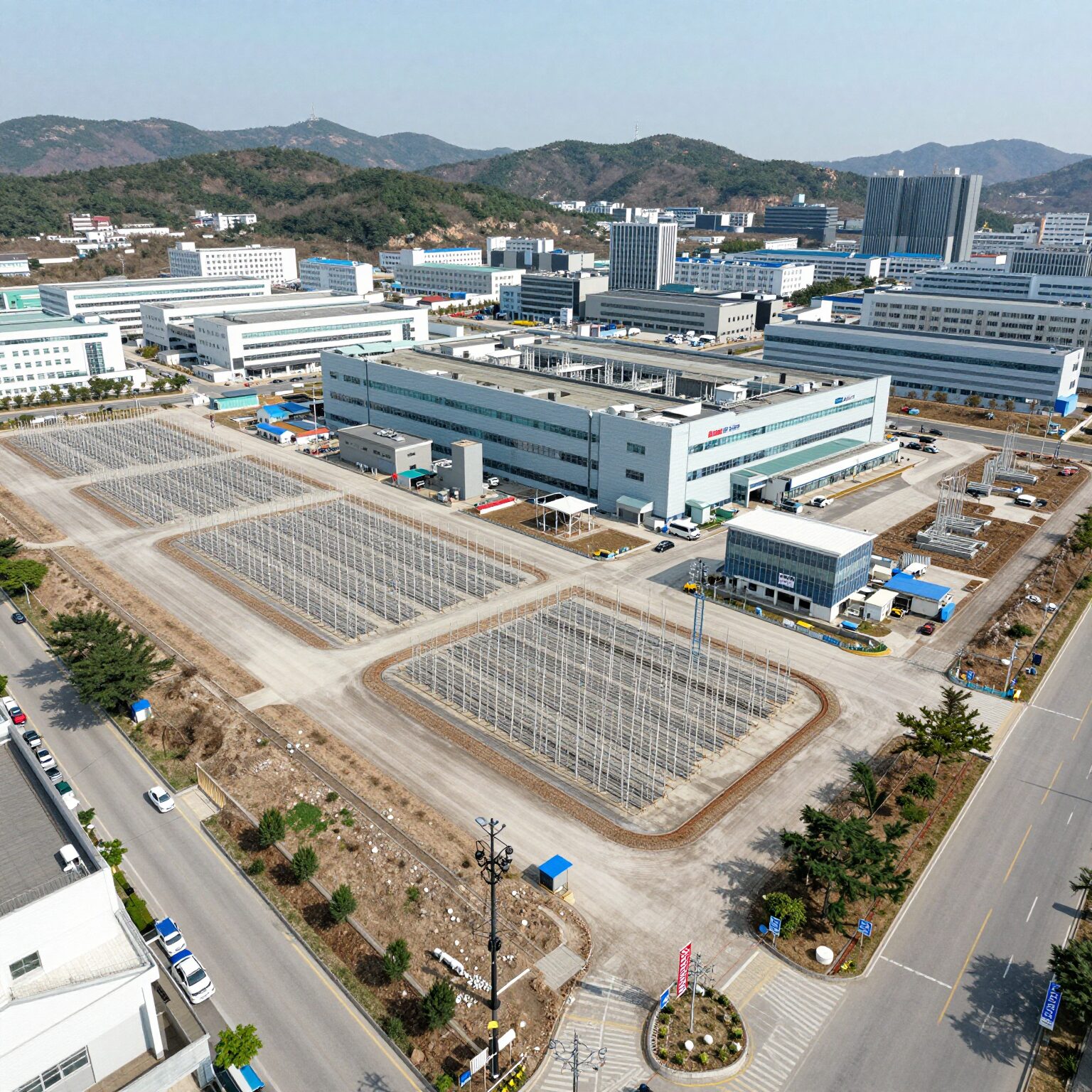 금호타이어 광주공장 부지와 주변 반도체 클러스터 조감도