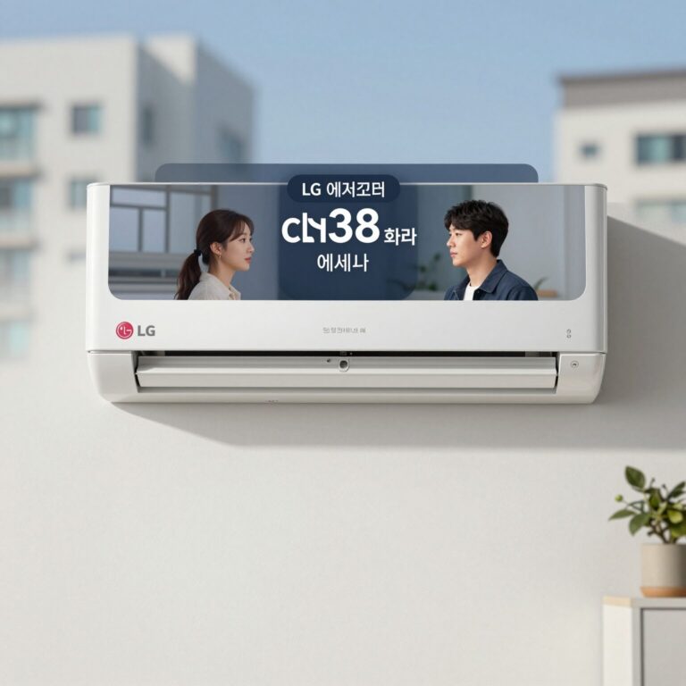 LG 에어컨 CH38 에러코드 화면 예시