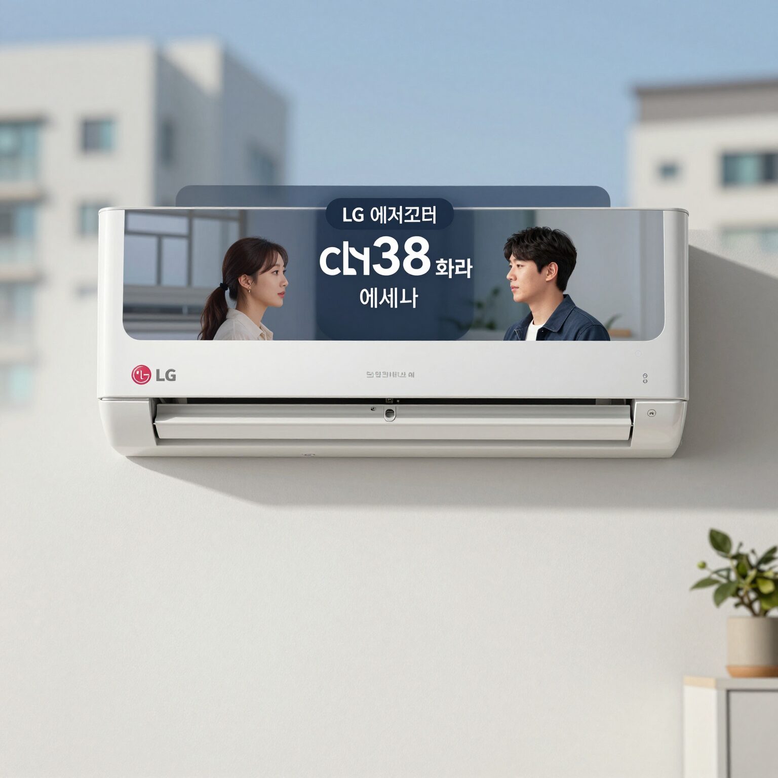LG 에어컨 CH38 에러코드 화면 예시