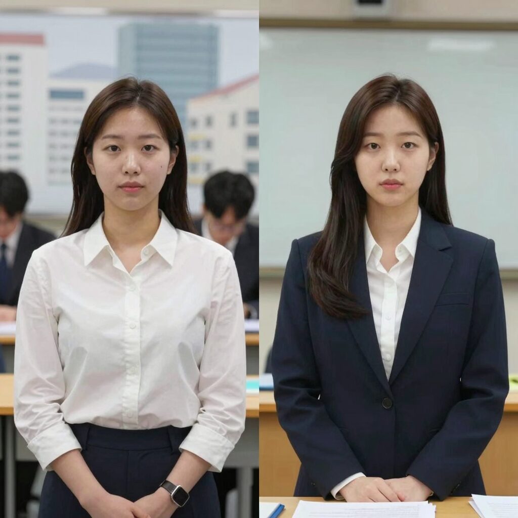매일경제TV 아나운서 신아림 수업 전후 프로필 사진 변화