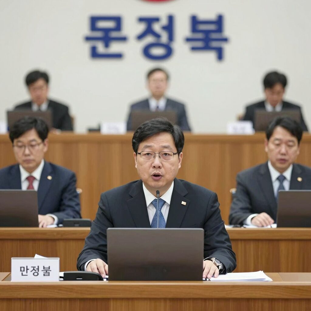 문정복 국회의원이 국회 본회의장에서 발언하는 모습