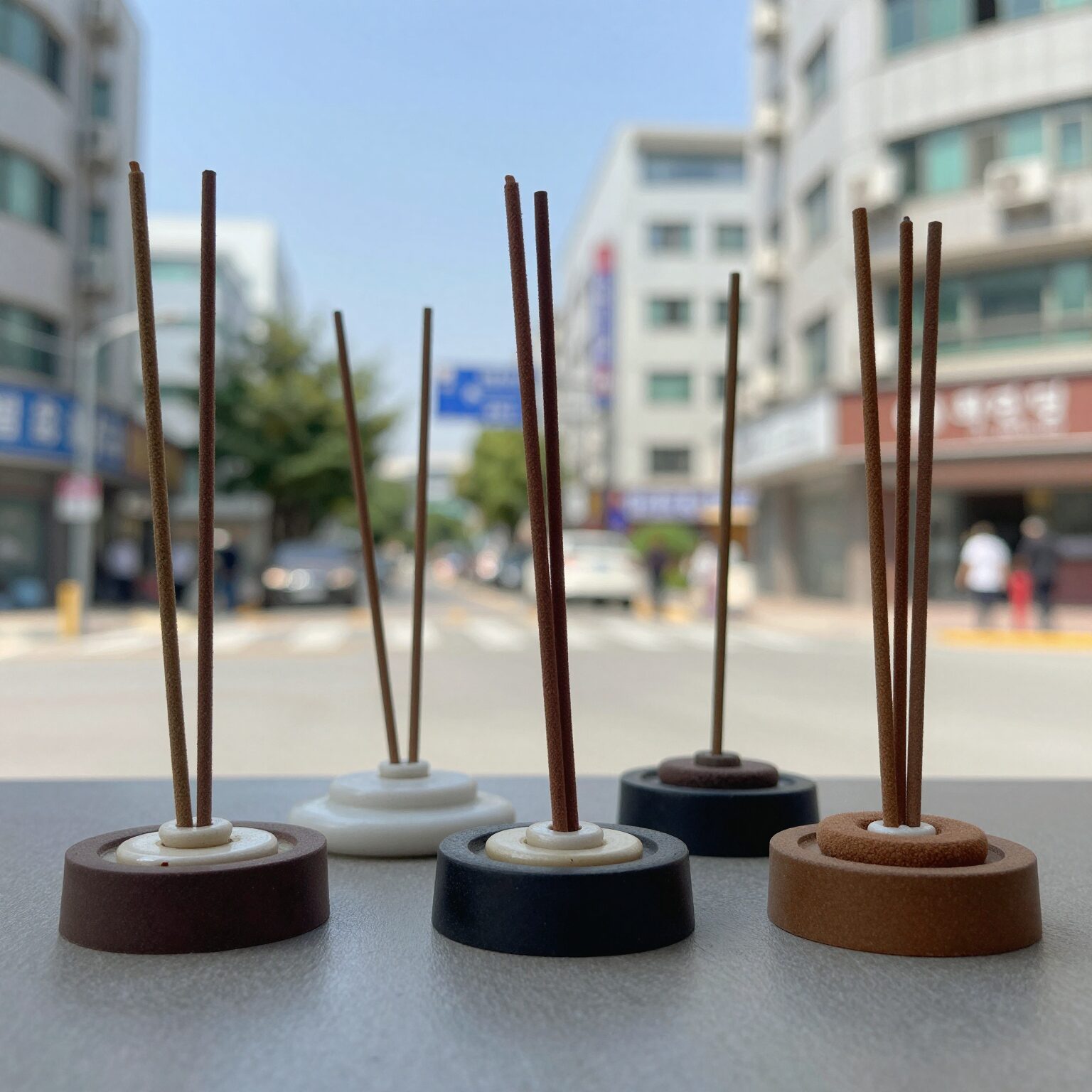 다양한 종류의 모기향 거치대 비교 사진