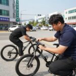 NC 데이비슨 바이크 정비 장면