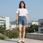 예쁜 나시탑을 활용한 여름 스타일링 예시