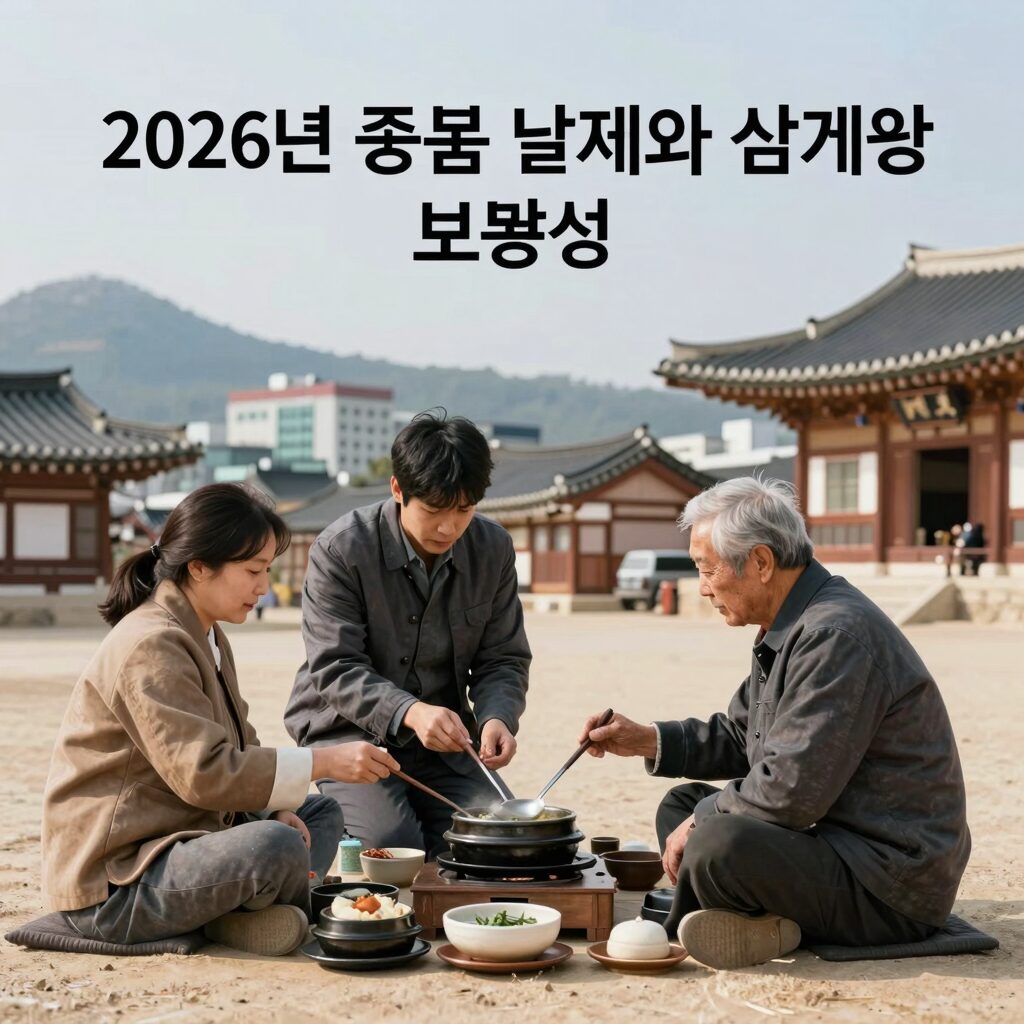 2026년 중복 날짜와 삼계탕 보양식 이미지