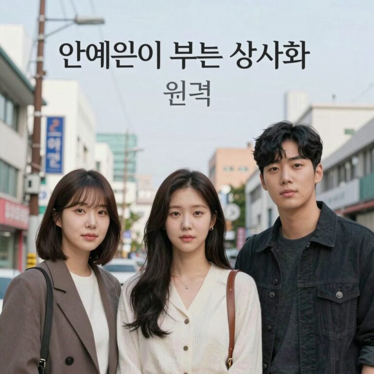 안예은이 부른 상사화 원곡 앨범 커버 이미지