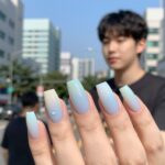 여름 미러파우더 시럽 그라데이션 자석젤 네일 디자인