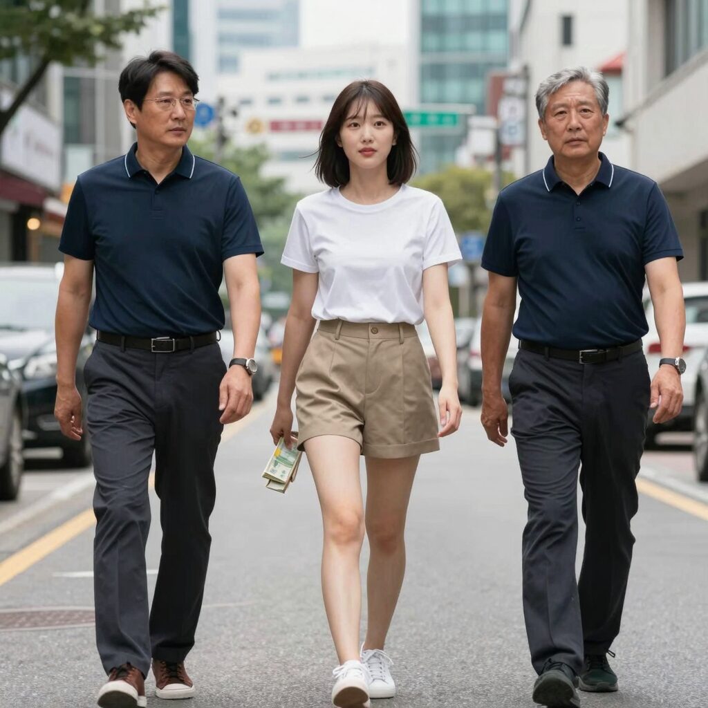 여름철 시원한 풍기인견 바지 착용 모습