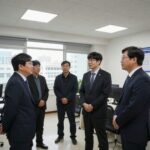 울산 플랜트건설노조 지부 사무실 방문 모습