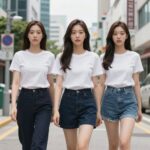 여름 여자 모시바지 스타일 코디