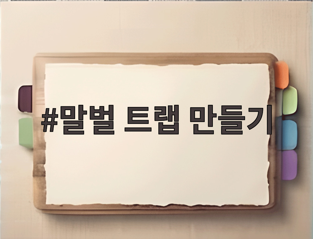 말벌 트랩 만들기