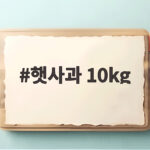 햇사과 10kg