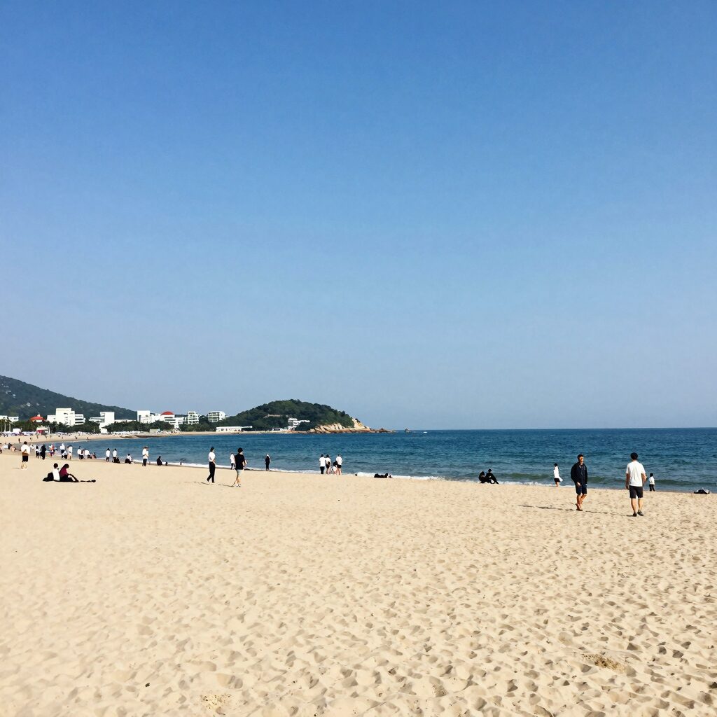 왕산해수욕장 숙소 엘림비치 킹스테이에서 바라본 오션뷰