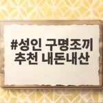 성인 구명조끼 추천 내돈내산
