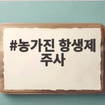 농가진 항생제 주사