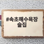 속초해수욕장 술집