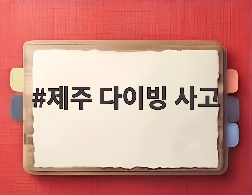 제주 다이빙 사고
