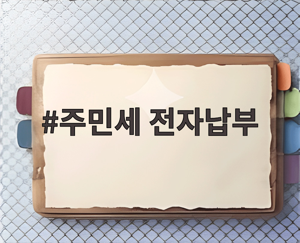 주민세 전자납부