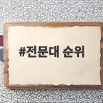 전문대 순위
