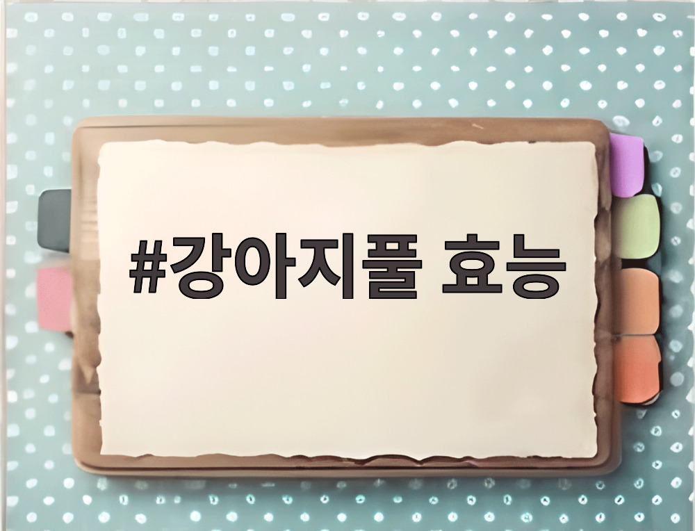 강아지풀 효능