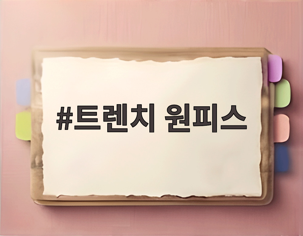 트렌치 원피스