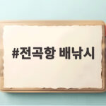 전곡항 배낚시 초보 출조 준비와 팁 전곡항 배낚시