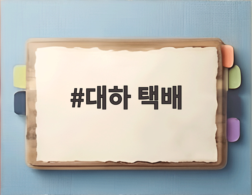대하 택배